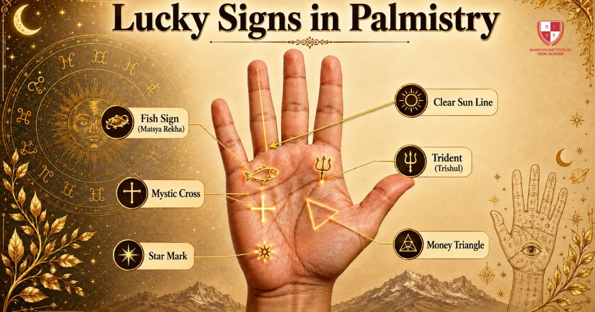 Lucky Signs in Palmistry